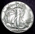 1941 WALKING LIBERTY SILVER HALF DOLLAR ........MIN. BID .01 & NO RESERVE!