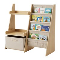 BüCherregal Kinder Kinderregal Kinderzimmer Wandregal Buchregal Mit Taschen Box