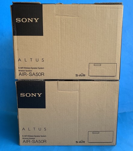 (2) Enceintes sans fil Sony ALTUS AIR-SA50R avec télécommande NEUVES EN BOITE - COMPLÈTES - Photo 5/12