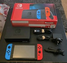 Nintendo Switch 32GB Video Game Console HAC-001 - Neon Red/Neon Blue