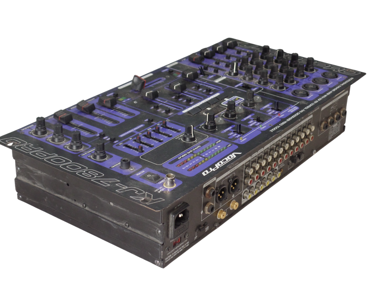 Vocopro KJ7800-PRO KJ / DJ / VJ Professional Mixer - Black - Free