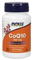 Now Foods, COQ10 100Mg Herz Kreislauf 50 Weichkapseln Super Preis