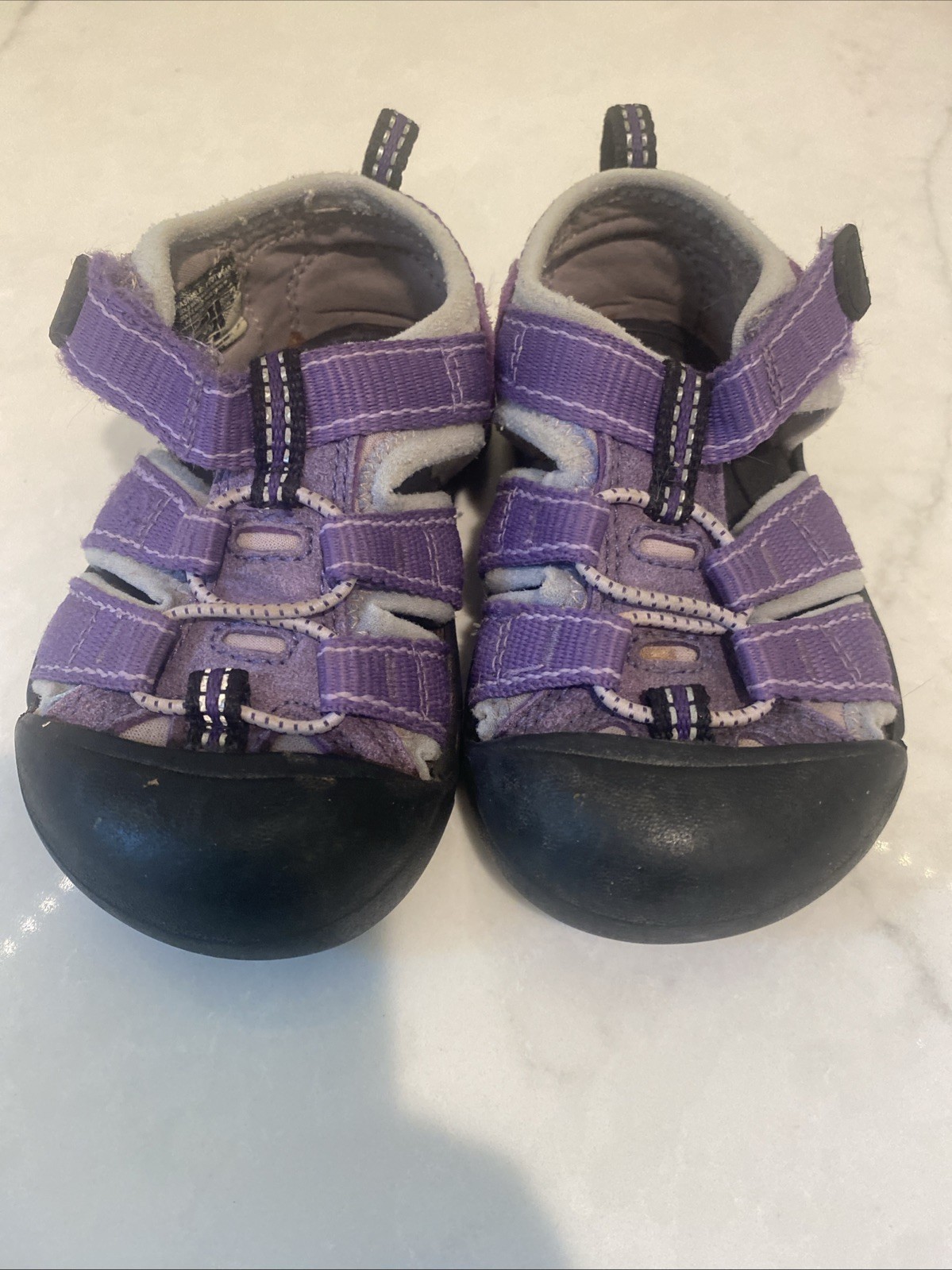 Sandalo da trekking impermeabile viola Keen taglia bambino