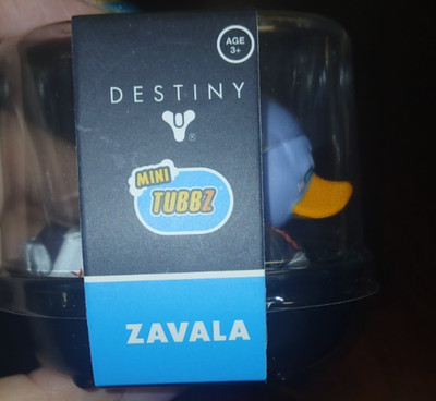 Destiny 2 Commander Zavala Mini TUBBZ Numskull Cosplaying Rubber Duck in tub