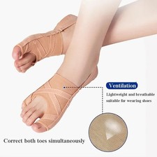 Hallux Valgus Sleeve Spacer Separator Toe Corrector Sports Bunion Socks Running