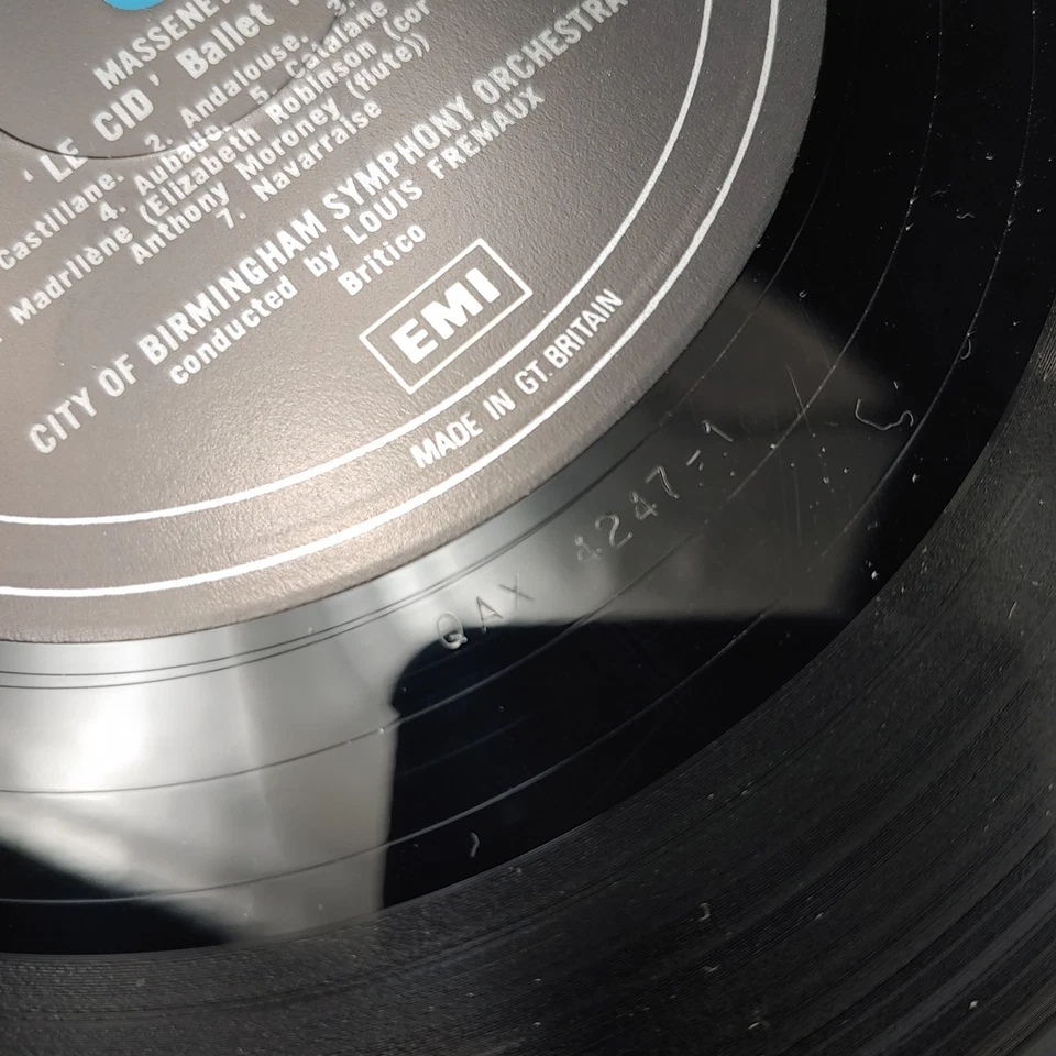 Massenet Le Cid Ballet Music Vinyl LP UK Quadraphonic Q4 TWO 350 Columbia EMI - Image 4 of 4