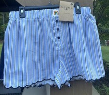 NWT Rae Dunn Pajama Short Bottoms Set Of 2 Size Medium