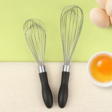 Ergonomic Handheld Nonrust Steel Whisks For Quick Cream Whipping And