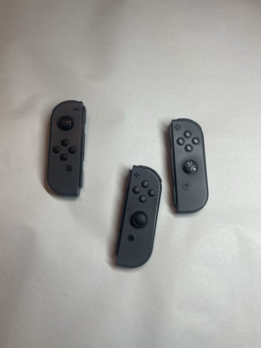 3 Stück Nintendo Switch Joy Con Controller *TEILE REPARATUR* Grau