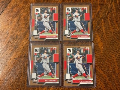 RARE 2022 Donruss KYLE SCHWARBER Gold Press Proof Parallel 1/5 2/5 4/5 5/5