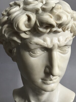 Vintage A Santini Italy figure MICHELANGELO'S HEAD of DAVID