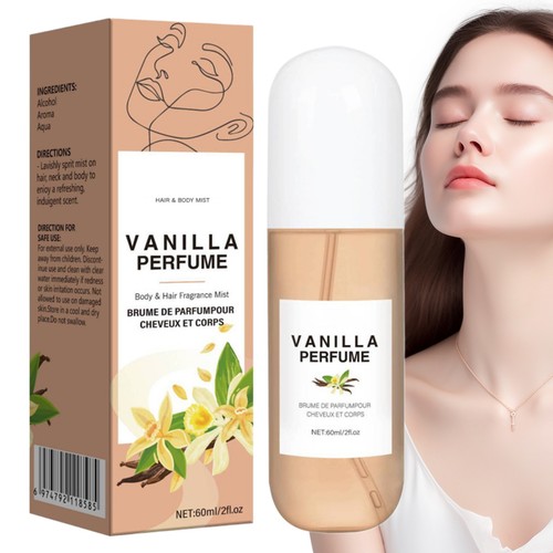 Spray For Hair And Body 60ml Vanilla Scent Boost Spray Refreshing Body Spray - Picture 2 of 12