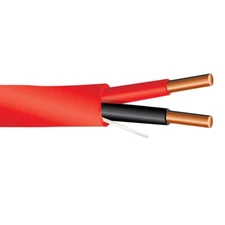 500' 18/2 Unshielded FPLR Riser Rated Fire Alarm Cable PVC Jacket 300V