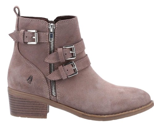 Womens Hush Puppies Jenna Casual Smart Chelsea Zip-Up Ankle Boots Sizes 4 to 8 - Imagen 11 de 13