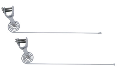 United Pacific 70200 Chrome Curb Feelers 1950's 1960's Style - Pack of 2