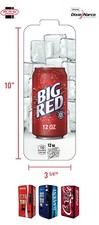 (1) Royal Vendors Chameleon CUSTOM "Big Red" 12 oz Can Vend Labels/Flavor Strip