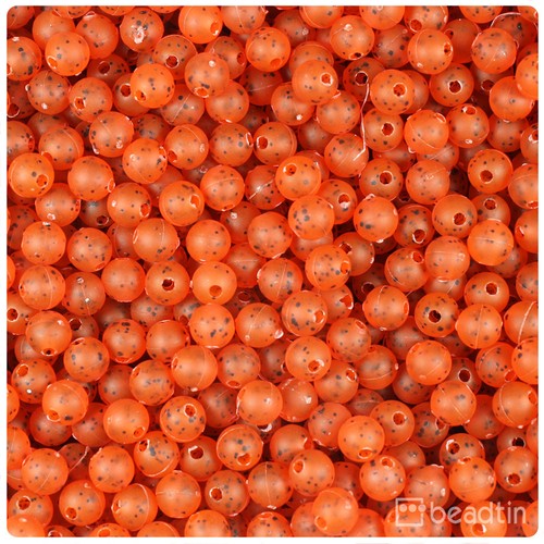 BeadTin Sparkle 6mm Round Plastic Craft Beads (500pcs) - Color choice - Picture 8 of 16