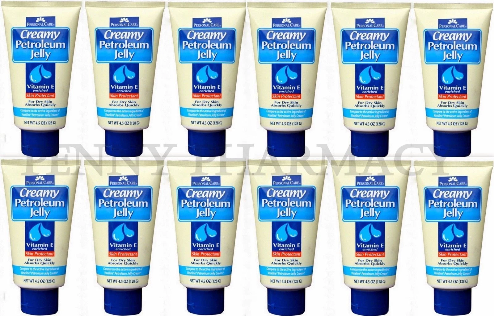 CREAMY Petroleum Jelly w/ Vit E, 4.5oz Personal Care  12 pack  __