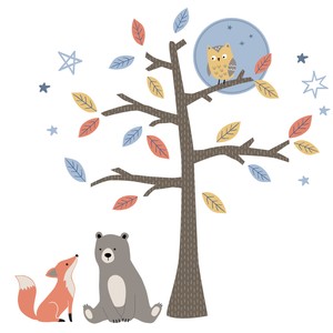 Details About Lambs Ivy Sierra Sky Blue Brown Orange Forest Animals Nursery Wall Decals Details About Lambs Ivy Sierra Sky Blue Brown Orange Forest Animals Nursery Wall Decals