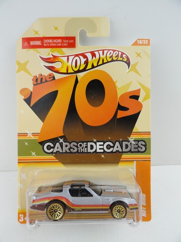 2011 Hot Wheels Cars of the Decades #18 The ‘70s Hot Bird (Silver)