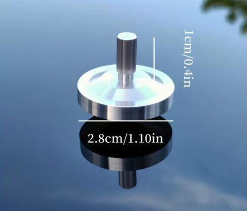 FOREVER Gyro Top Stainless/Tungsten TOP With Gyroscope *USA SHIP* SPINS 13 MINS - Picture 6 of 10