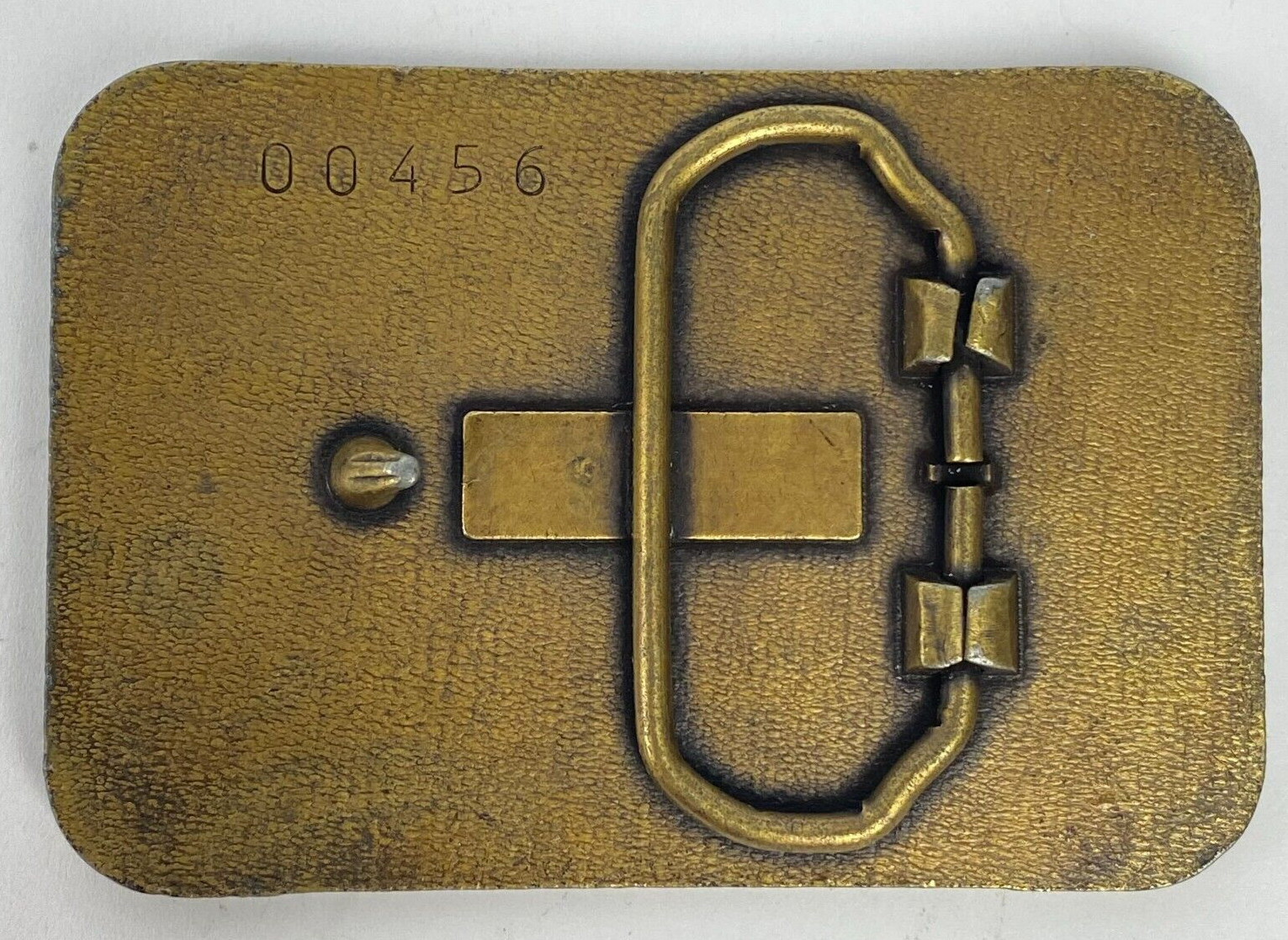 1995 Hall Brake Supply Brass Belt Buckle Carlisle BFG… Gem