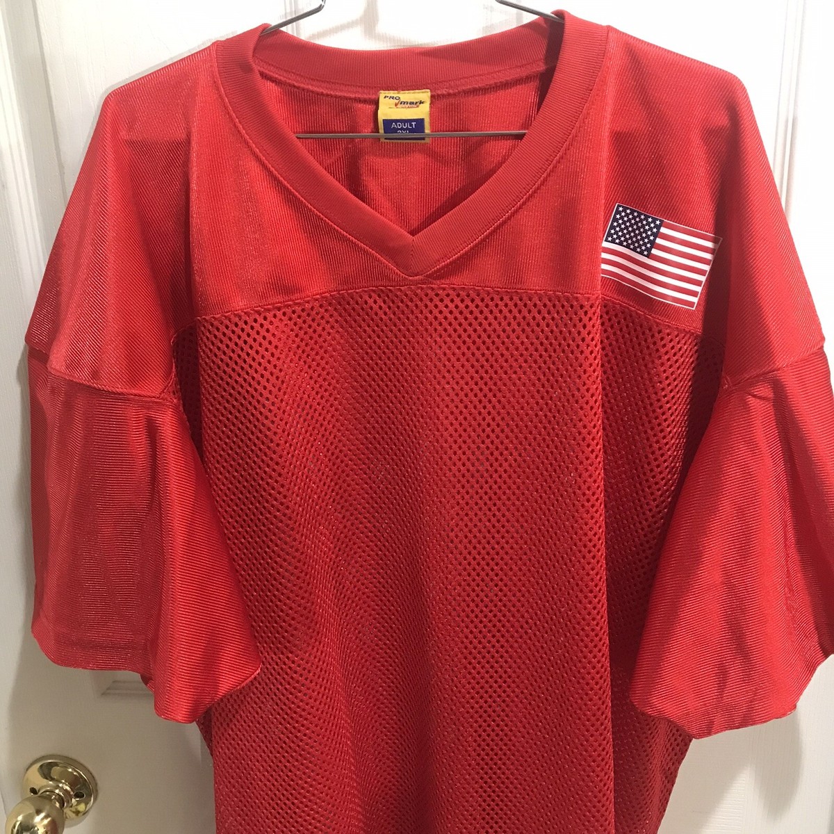 Pro Mark by Martin Red Mesh Jersey Size Adult 2XL