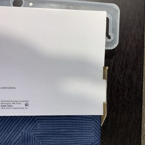 Room Essentials Darkening Curtain Panel 42 W x 84 L BLUE ,Blocks 98% Light - Picture 8 of 24