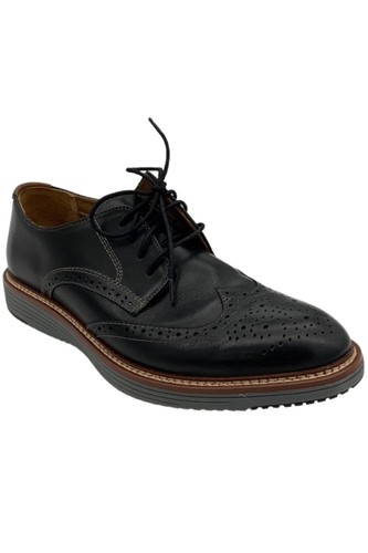 Johnston & Murphy Men's Upton Wing Tip Oxford Upton Black