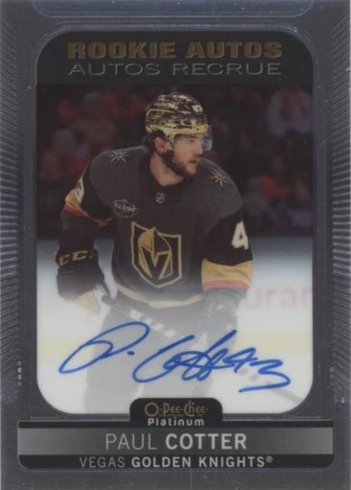 2022-23 O-Pee-Chee Platinum - Paul Cotter #R-PC - 1 of 1