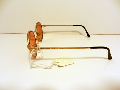 Giorgio Armani 129 759 Antique Gold Metal Brown Tortoise 