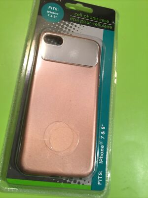 E-CIRCUIT brand Cell Phone Case Fits Iphone 7 and 8, Metallic with Mirror Panel