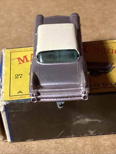 Matchbox By Lesney Made In England Cadillac Sixty Special No.27 With Box - Picture 4 of 8