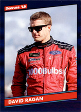 David Ragan 2019 Panini Donruss NASCAR Retro 1986 #130 Racing Card