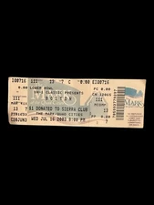 Vintage Boston 2003 Unused Concert Ticket July 16 Quad Cities The Mark