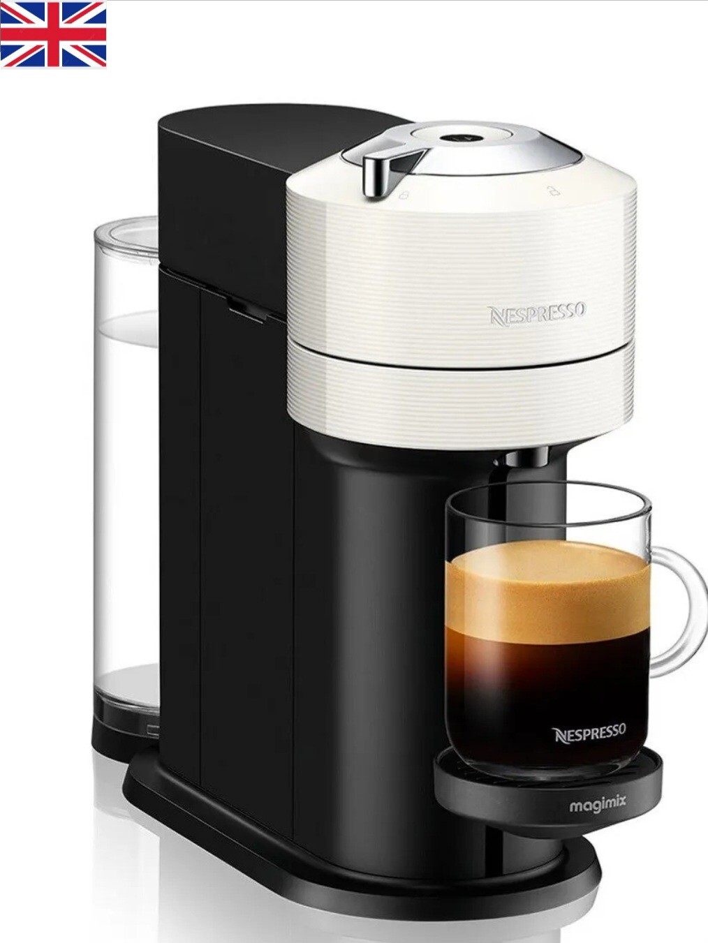 Magimix Nespresso Vertuo Next Pod Coffee Maker 1260W 1.1L White M700