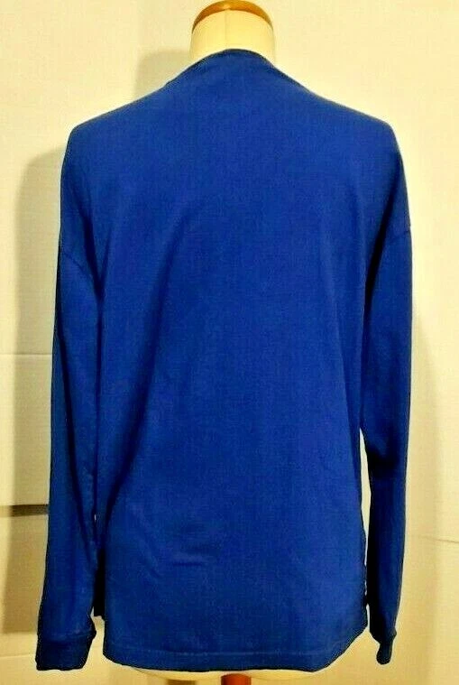 victoria-secret-vs royal large script long sleeved sweatshirt