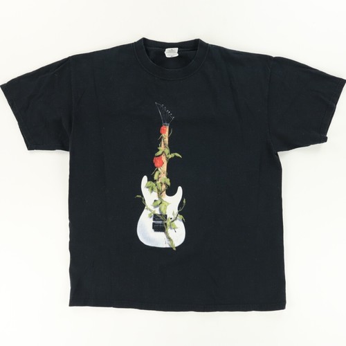 VTG Anvil Trans-Siberian Orchestra Rose Guitar 2005 T-Shirt Black Men's XL