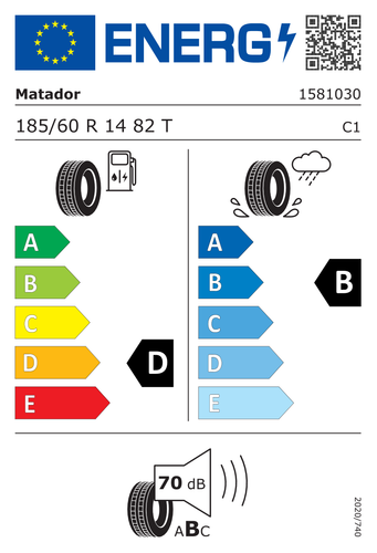 Neumáticos de verano Matador MP47 Hectorra 3 185/60 R14 82T - Imagen 2 de 2