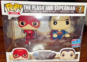the flash and superman funko pop