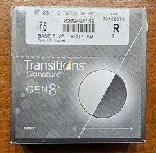 transitions Signature Gen 8 1.5 TGEN8 GY HC  Base 5.25 76 New In Box