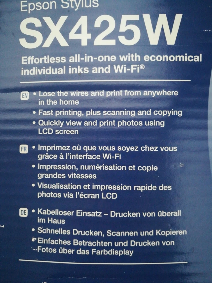 Epson Stylus Sx425w Drucker (Off Service)  - Bild 3 von 4
