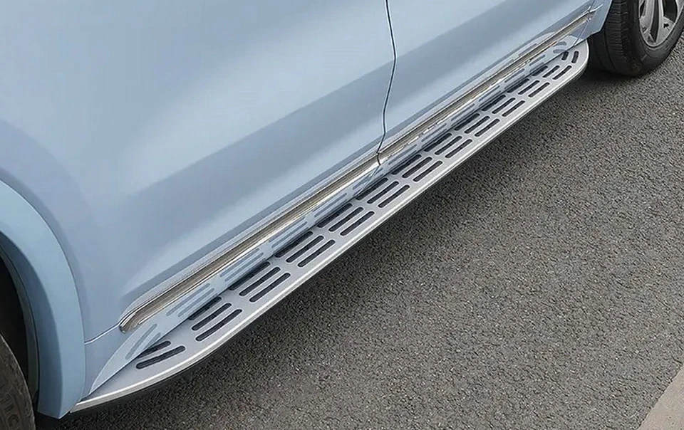 2PCS Side Steps Running Boards Fits For Hyundai Santa Fe XL 2013-2019 Nerf Bars - Imagem 3 de 4