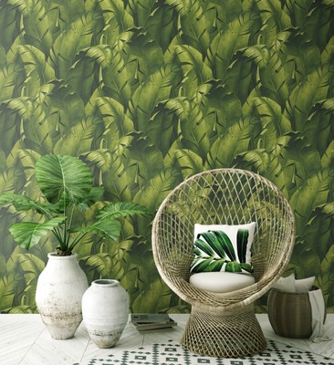 Tropical Peel and Stick Wallpaper Palm Leaf Stick On Removable Roll 20.5/" x 18/'