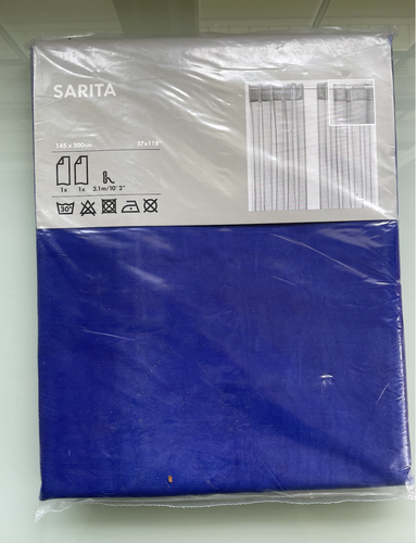 Paneles de cortina a rayas con ojal texturizado objetivo IKEA blanco MATILDA MILDRID - Imagen 131 de 162