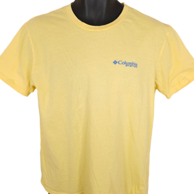■ 展示品【Columbia PFG】 フィッシングビブ / YELLOW Columbia PFG T Shirt Mens Size Large Yellow Performance Fishing