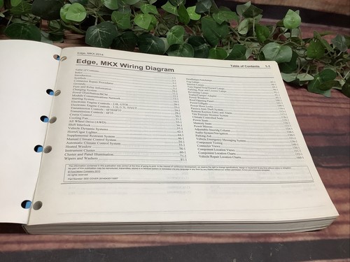 2014 FORD EDGE, MKX WIRING DIAGRAMS *FREE SHIPPING* B-23 #57 - Imagen 4 de 4