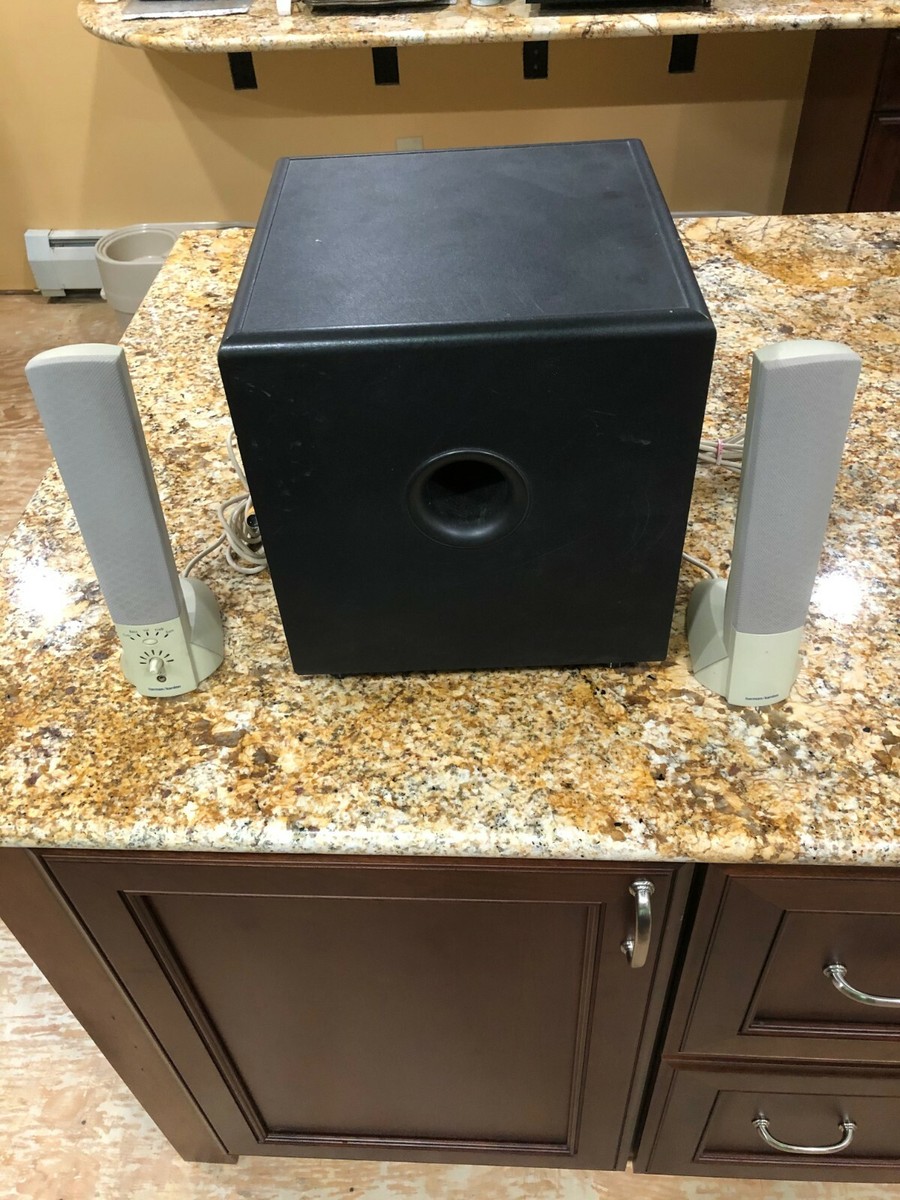 Harman Kardon Model H/K595 Speaker System With Sticks HK595