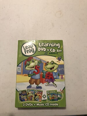Leapfrog Learning 3 DVDS Volume 2 (Music CD is Missing) | eBay