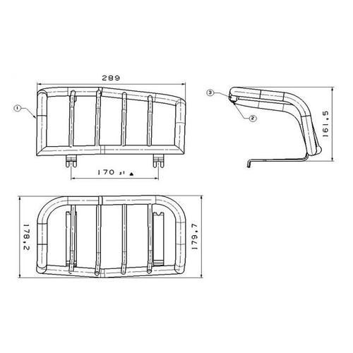 Tail Light Lamp Lens Guard Protector Cover Steel for Toyota Hilux Surf 180/185 - Picture 8 of 8